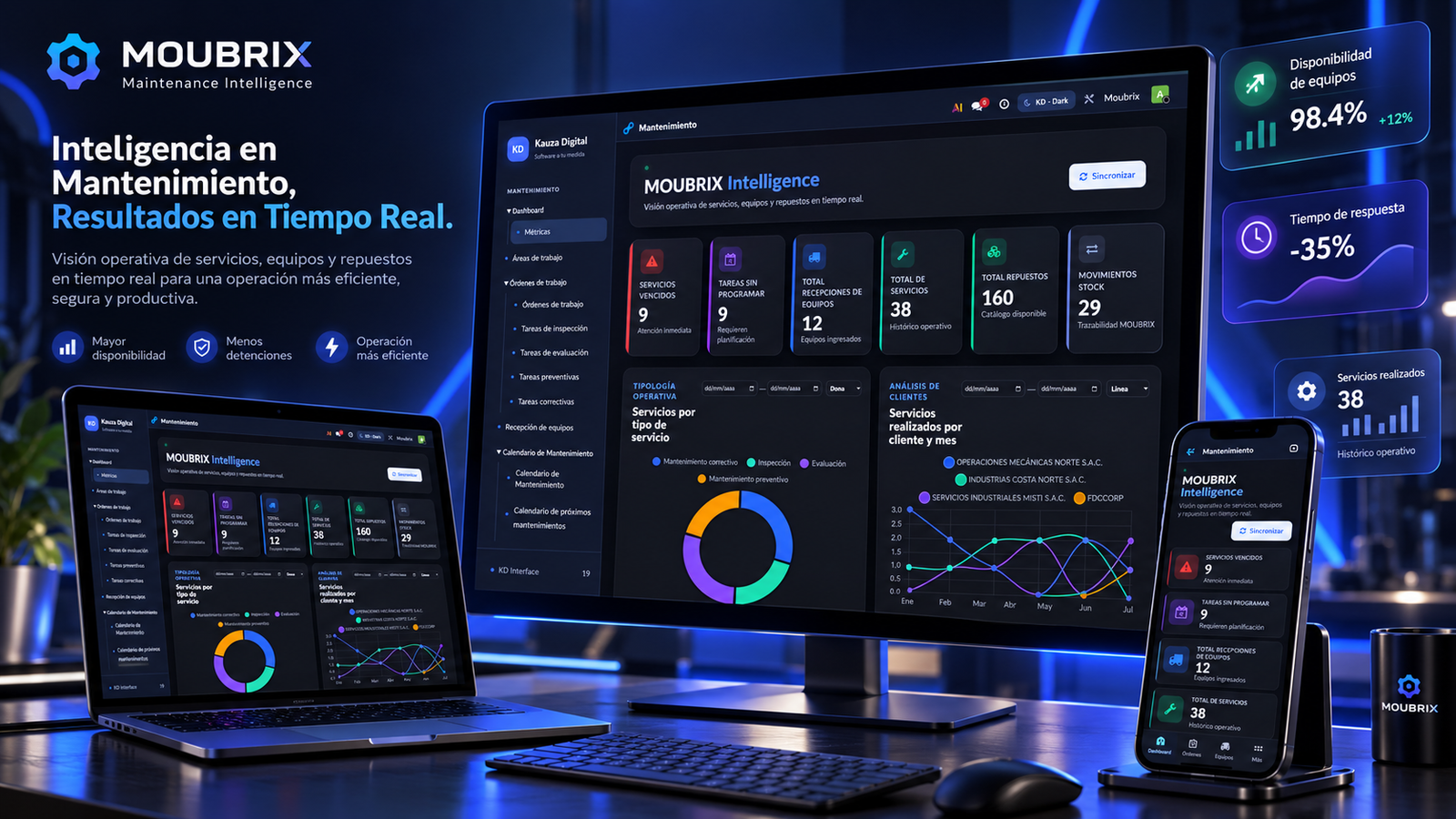 Moubrix: una plataforma para gestionar todo el mantenimiento de tu empresa